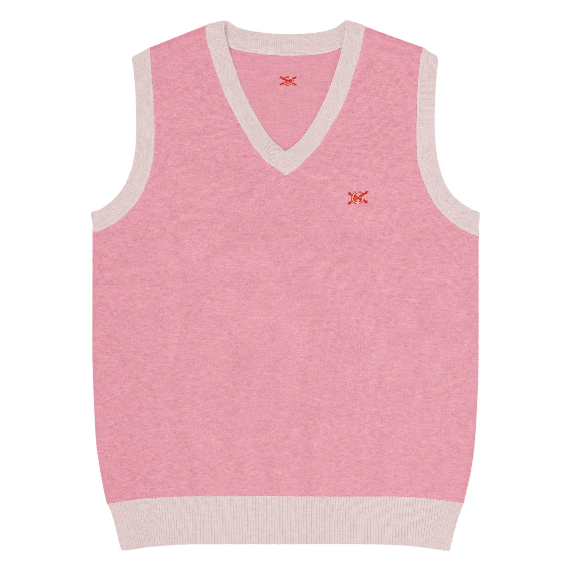 Comprar Chaleco de punto con cuello pico Rosa La Flamenca de Borgoña Bandera España La Flamenca de Borgoña Patricia Muñoz VOX