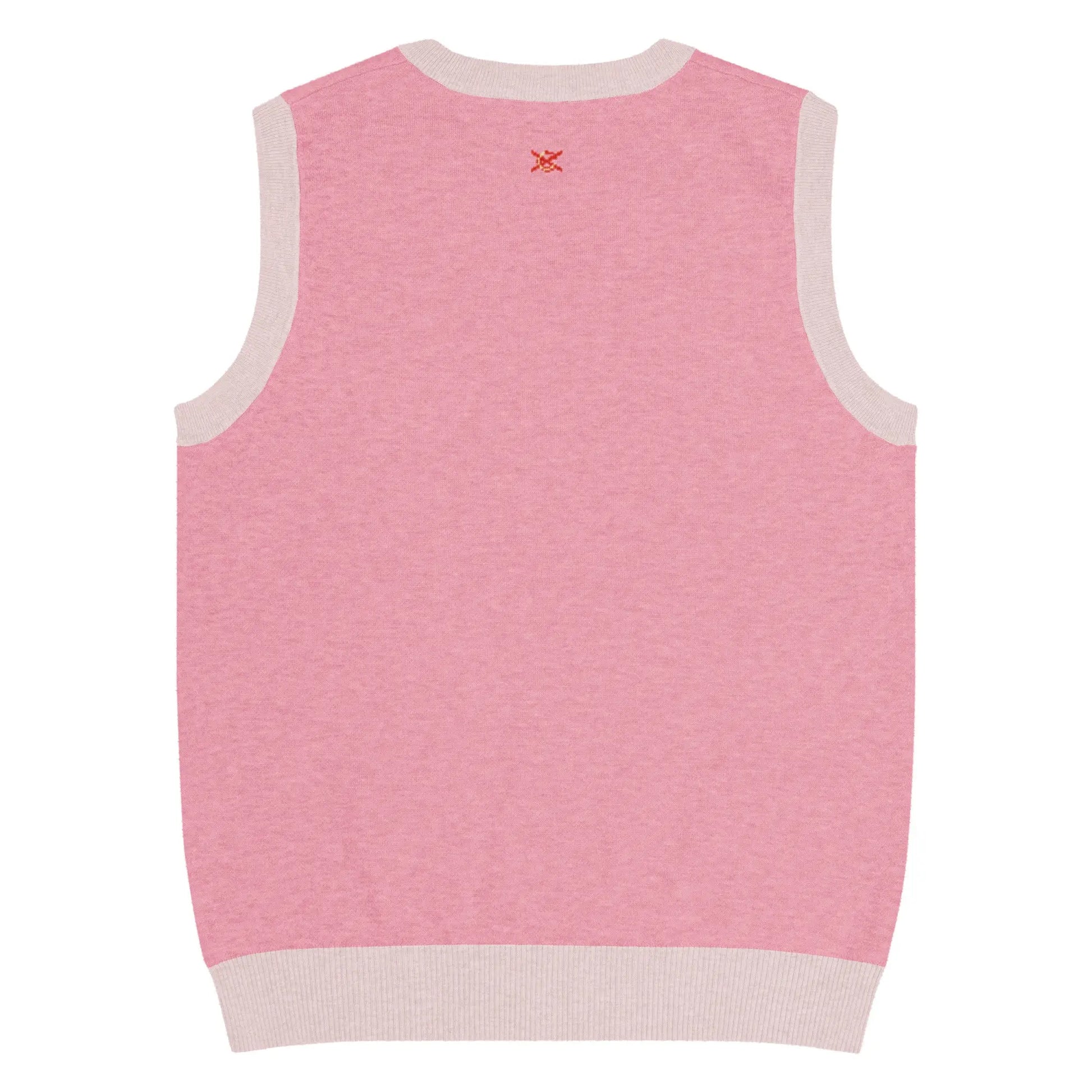 Comprar Chaleco de punto con cuello pico Rosa La Flamenca de Borgoña Bandera España La Flamenca de Borgoña Patricia Muñoz VOX