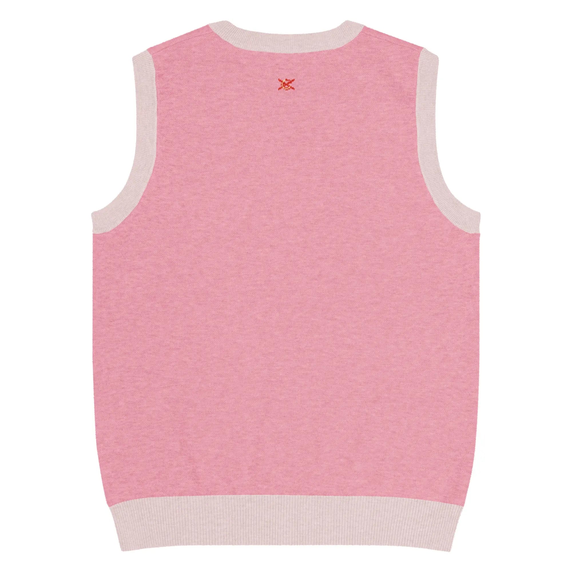 Comprar Chaleco de punto con cuello pico Rosa La Flamenca de Borgoña Bandera España La Flamenca de Borgoña Patricia Muñoz VOX