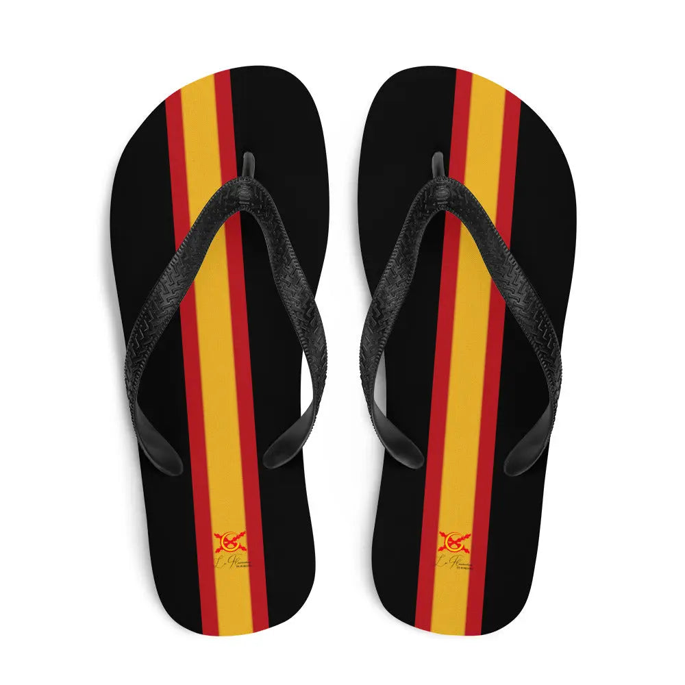 Comprar Chanclas Bandera de España negras Bandera España La Flamenca de Borgoña Patricia Muñoz VOX