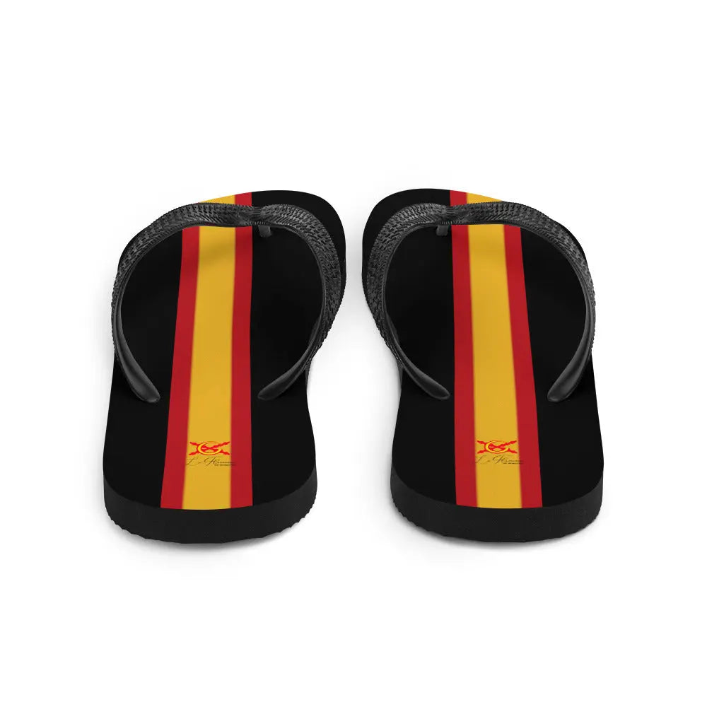 Comprar Chanclas Bandera de España negras Bandera España La Flamenca de Borgoña Patricia Muñoz VOX