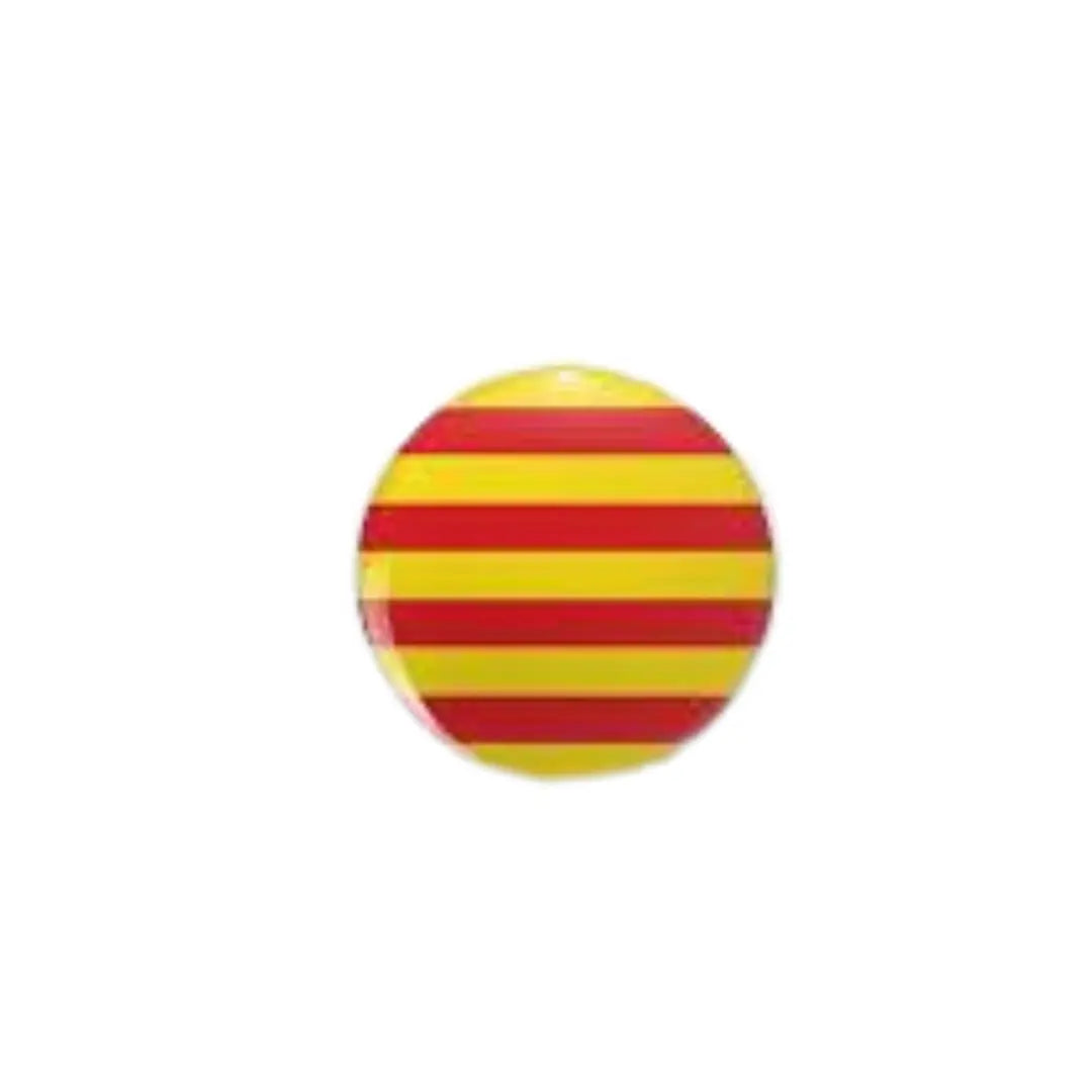 Comprar Chapa bandera senyera catalana 36mm La Flamenca de Borgoña Bandera España
