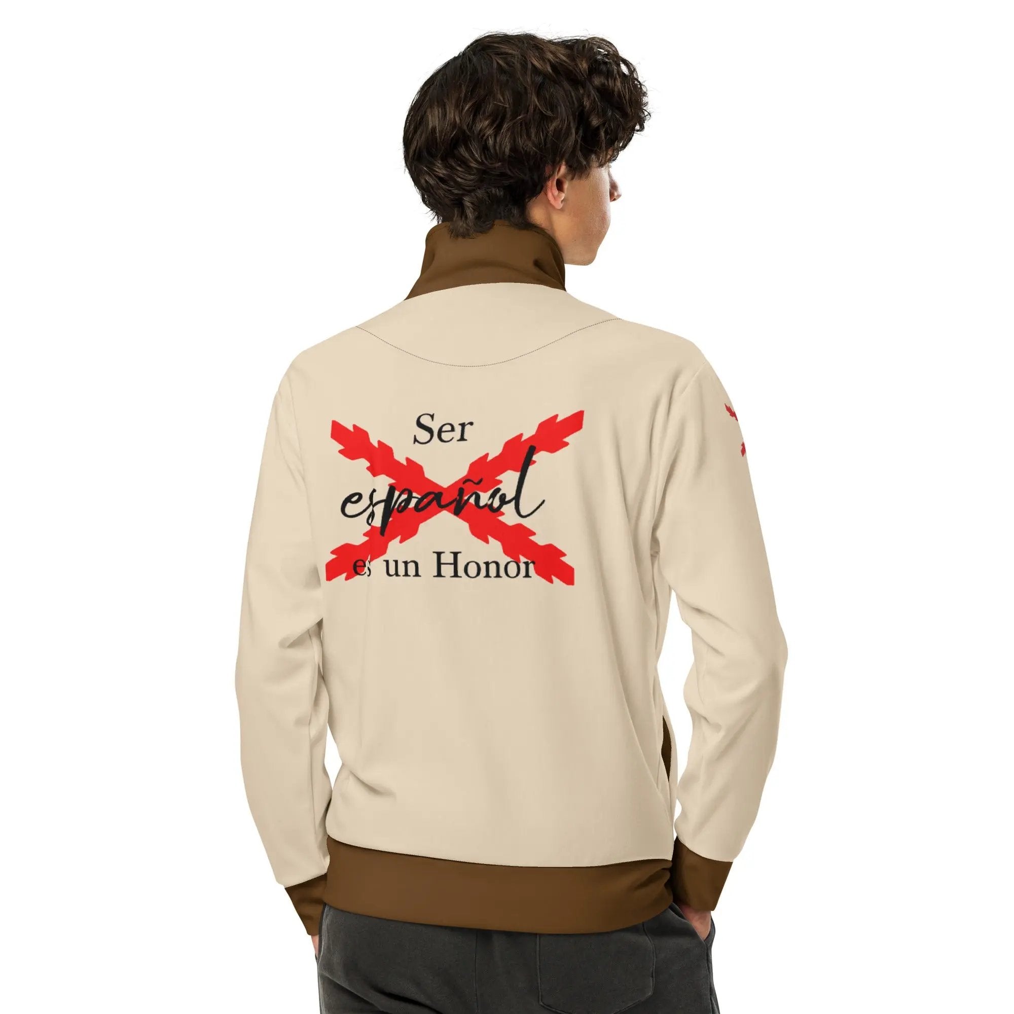 Comprar Chaqueta de chándal unisex "Ser español es un Honor" La Flamenca de Borgoña Bandera España
