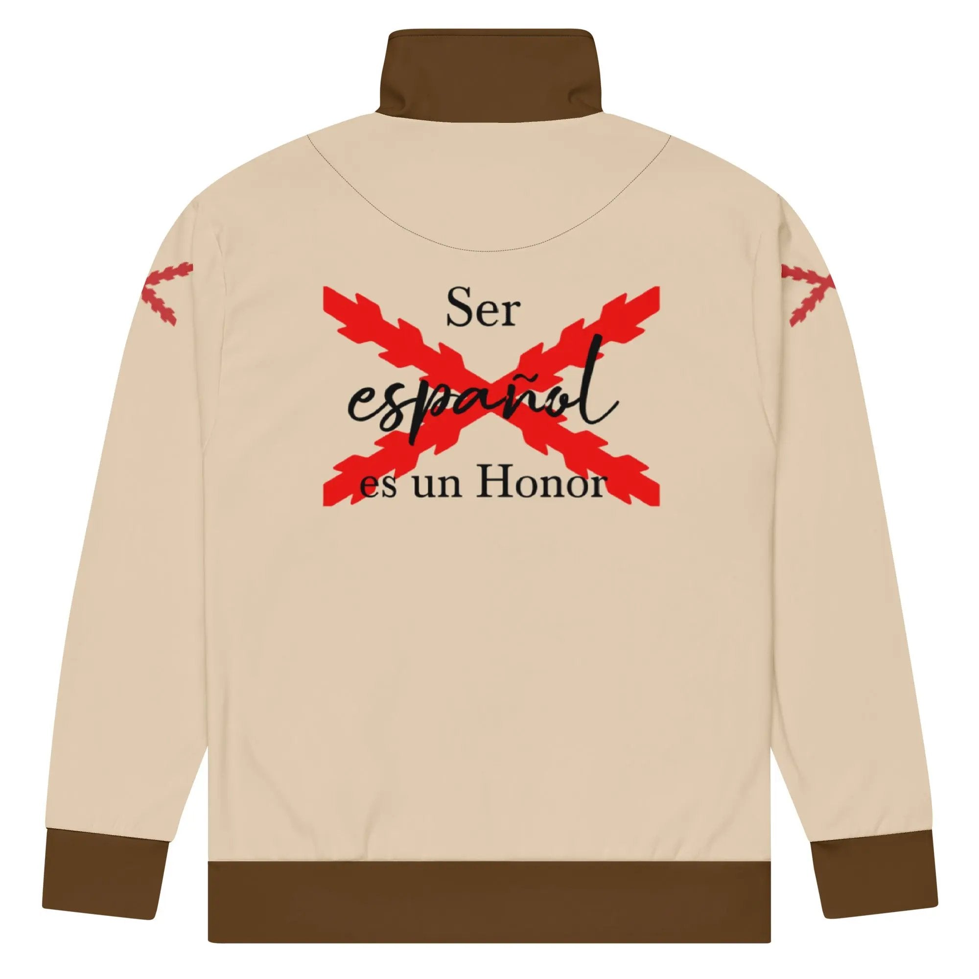 Comprar Chaqueta de chándal unisex "Ser español es un Honor" La Flamenca de Borgoña Bandera España