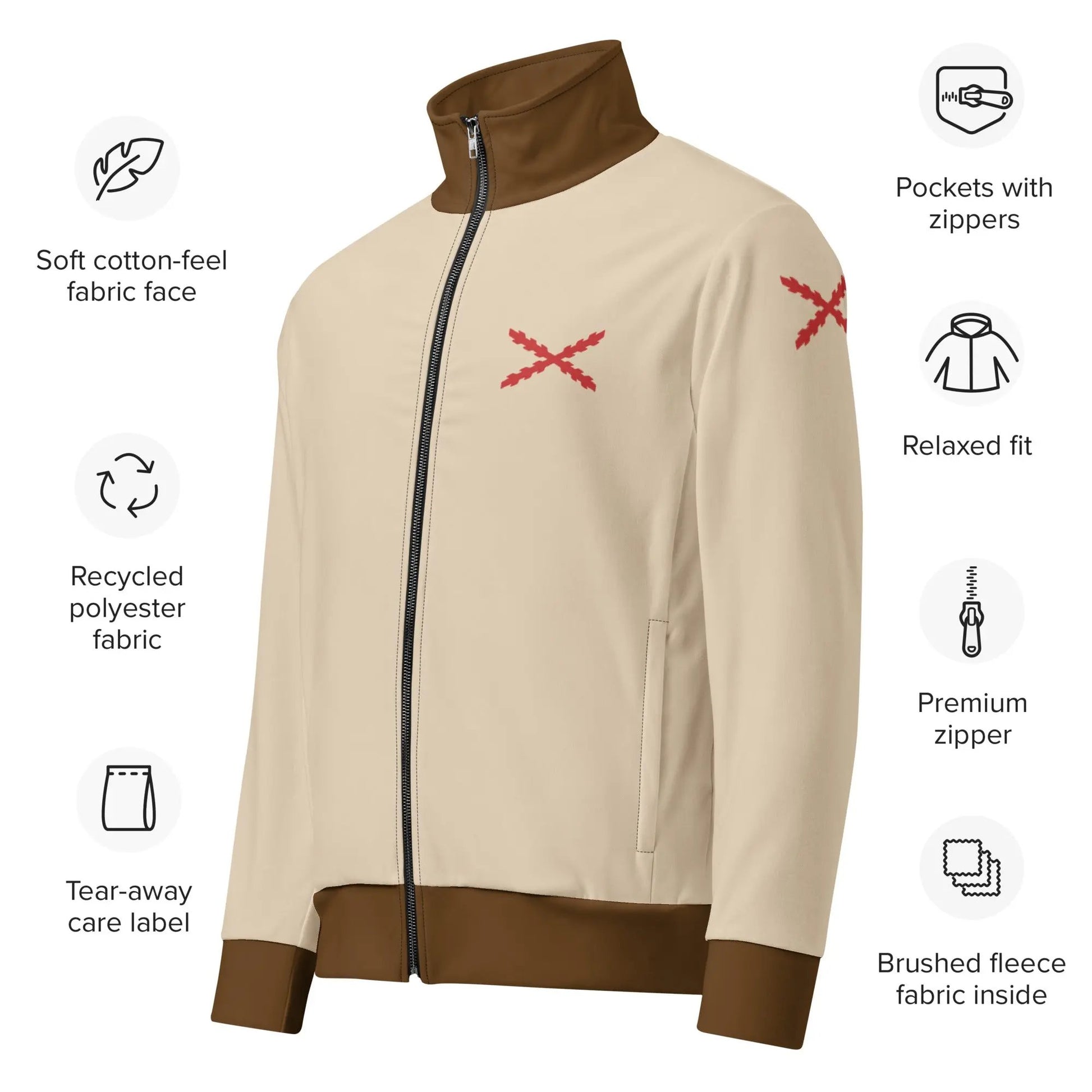 Comprar Chaqueta de chándal unisex "Ser español es un Honor" La Flamenca de Borgoña Bandera España