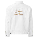 Comprar Chaqueta denim unisex El Honor es mi Divisa Guardia Civil La Flamenca de Borgoña, Bandera de España, Cruz de Borgoña, Patricia Muñoz, VOX, Santiago Abascal