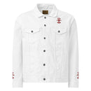 Comprar Chaqueta denim unisex Falange La Flamenca de Borgoña, Bandera de España, Cruz de Borgoña, Patricia Muñoz, VOX, Santiago Abascal