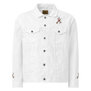 Comprar Chaqueta denim unisex Legión La Flamenca de Borgoña, Bandera de España, Cruz de Borgoña, Patricia Muñoz, VOX, Santiago Abascal