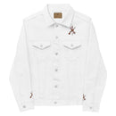 Comprar Chaqueta denim unisex Legión La Flamenca de Borgoña, Bandera de España, Cruz de Borgoña, Patricia Muñoz, VOX, Santiago Abascal