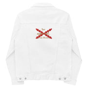 Comprar Chaqueta denim unisex Ser Español es un Honor La Flamenca de Borgoña, Bandera de España, Cruz de Borgoña, Patricia Muñoz, VOX, Santiago Abascal