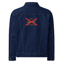 Comprar Chaqueta denim unisex Ser Español es un Honor La Flamenca de Borgoña, Bandera de España, Cruz de Borgoña, Patricia Muñoz, VOX, Santiago Abascal