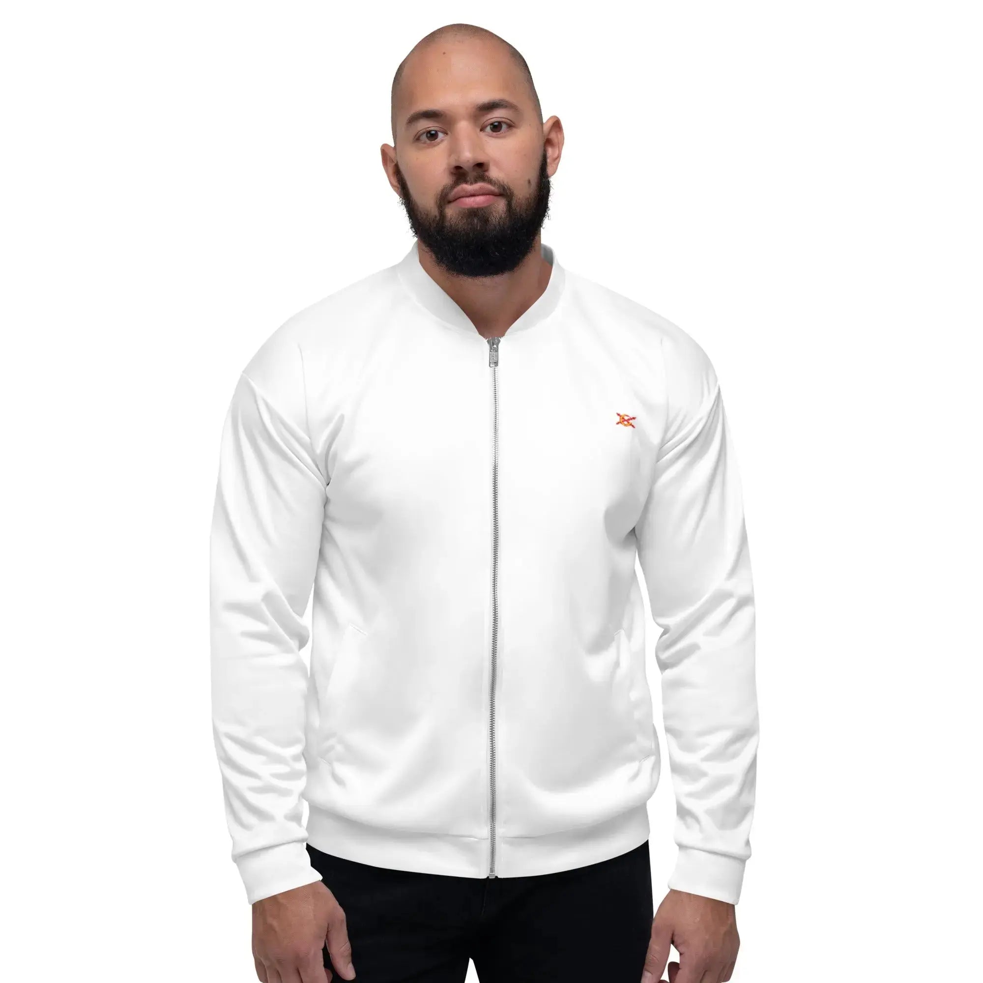 Comprar Chaqueta deportiva Cruz de Borgoña unisex blanca - Oferta XS Bandera España La Flamenca de Borgoña Patricia Muñoz VOX