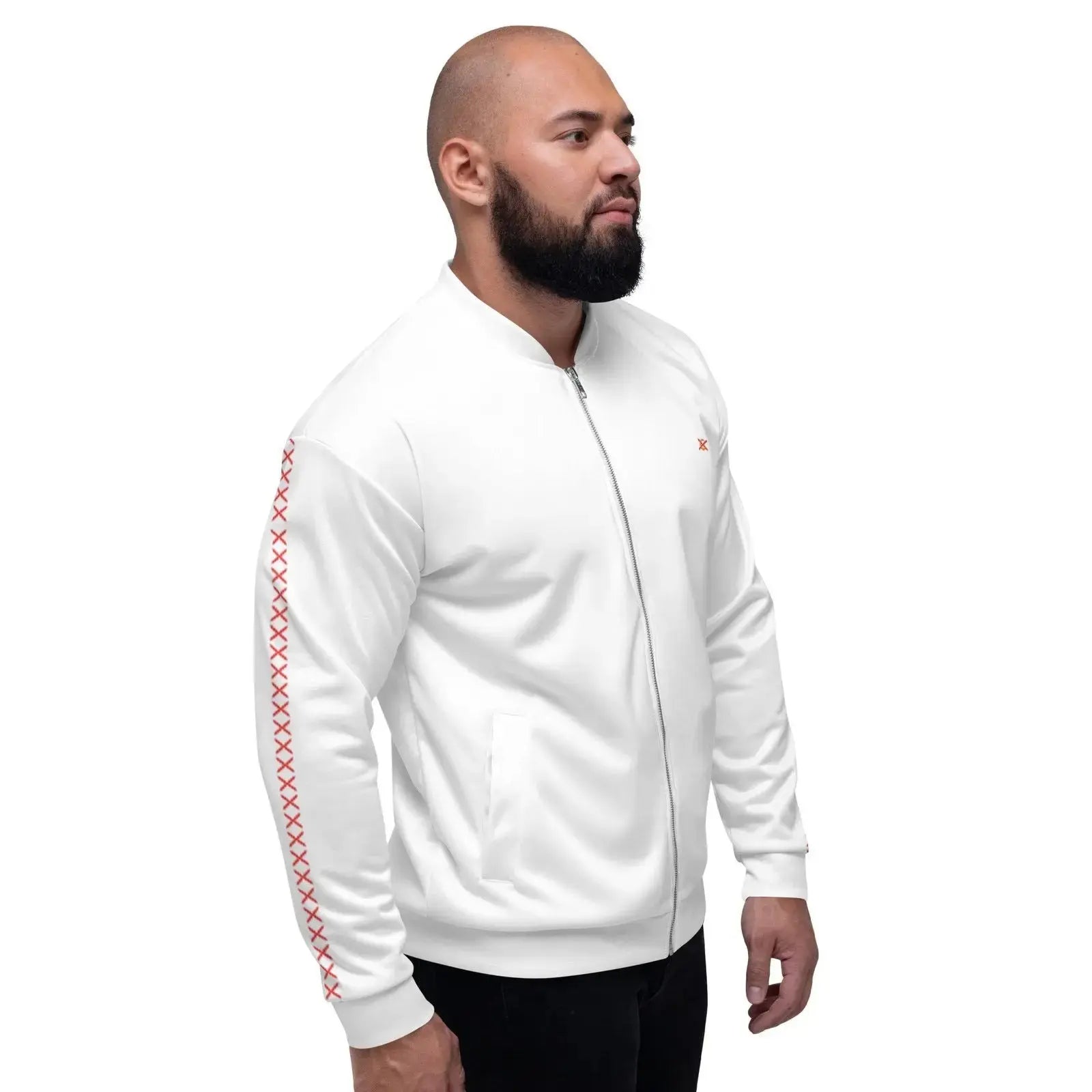 Comprar Chaqueta deportiva Cruz de Borgoña unisex blanca - Oferta XS Bandera España La Flamenca de Borgoña Patricia Muñoz VOX