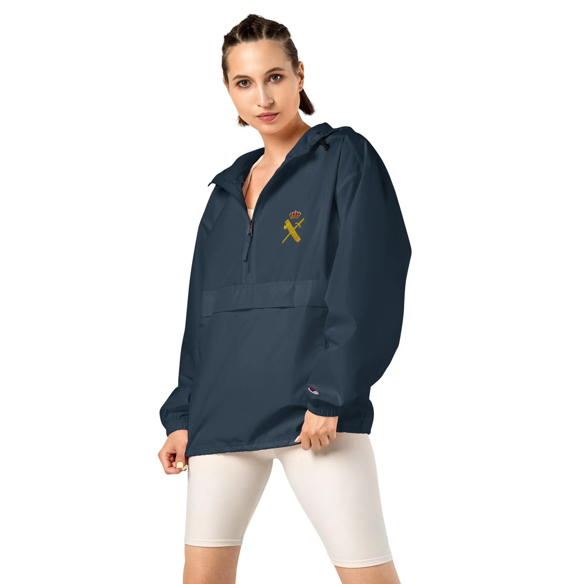 Comprar Chaqueta unisex Guardia Civil bordada plegable Champion La Flamenca de Borgoña Bandera España
