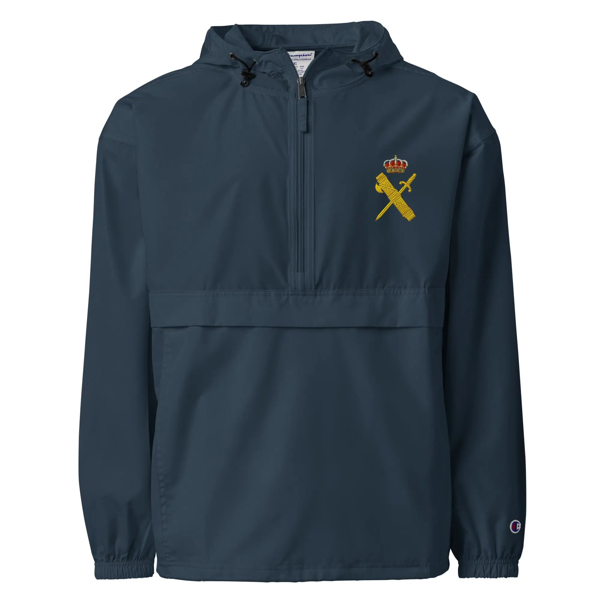 Comprar Chaqueta unisex Guardia Civil bordada plegable Champion La Flamenca de Borgoña Bandera España