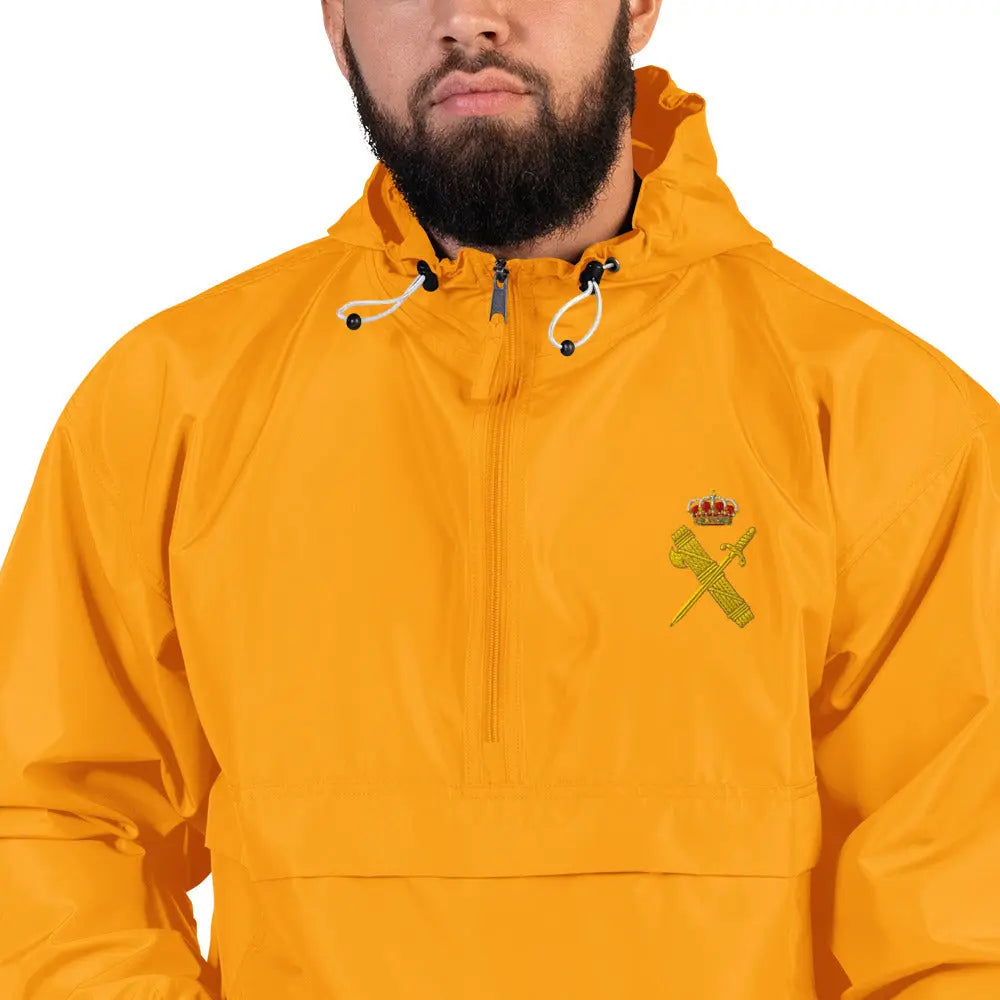 Comprar Chaqueta unisex Guardia Civil bordada plegable Champion La Flamenca de Borgoña Bandera España