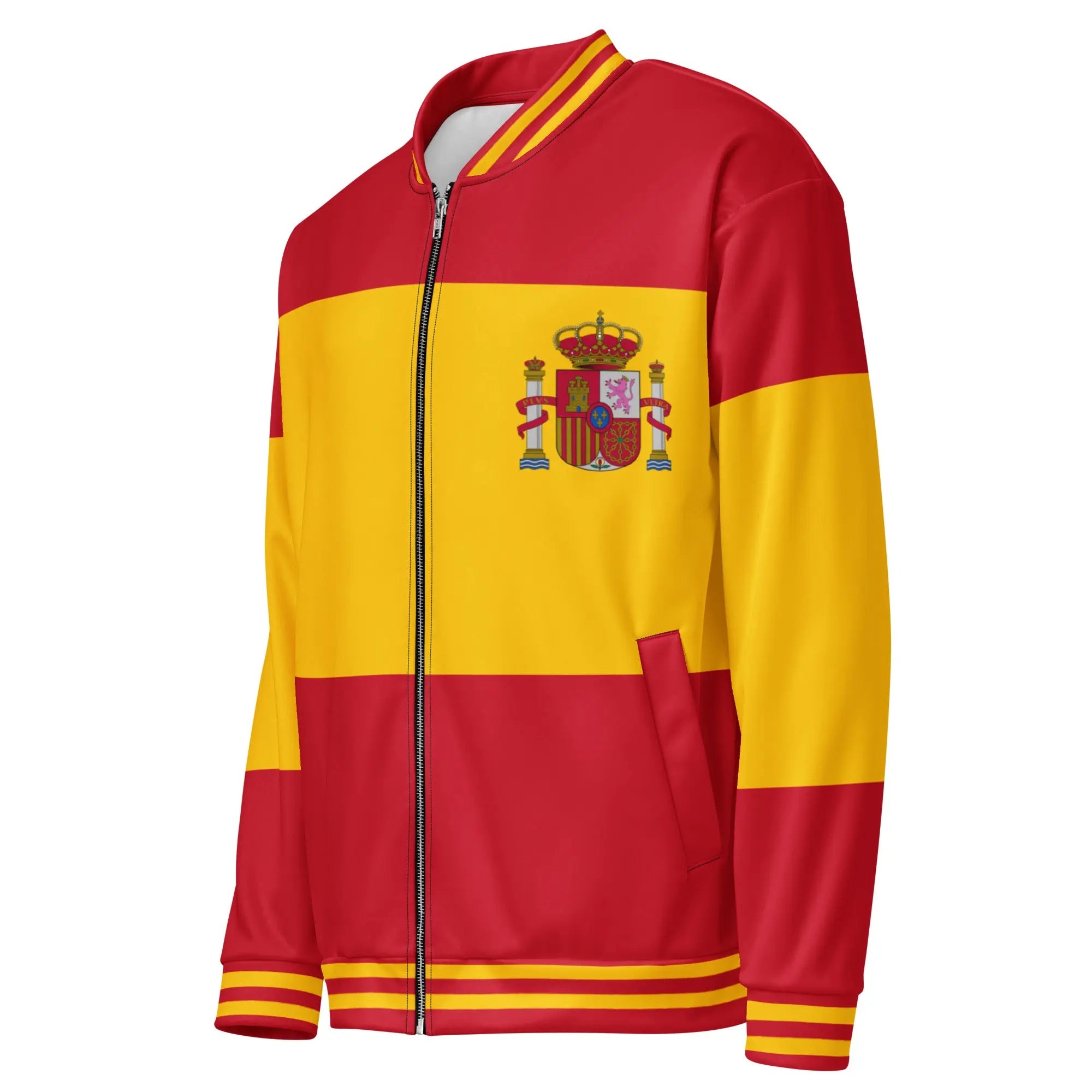 Comprar Chaqueta unisex bomber Bandera de España La Flamenca de Borgoña Bandera España