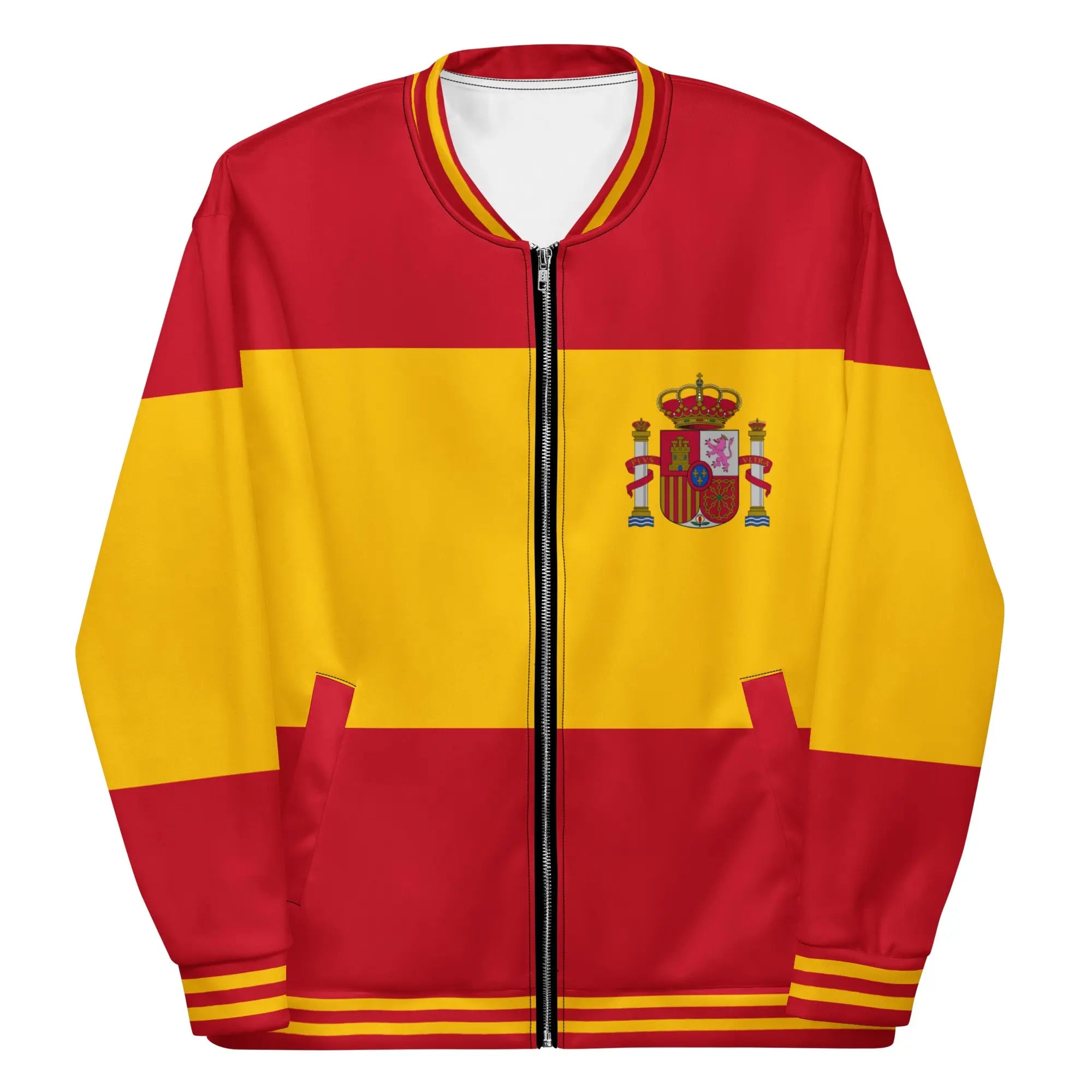 Comprar Chaqueta unisex bomber Bandera de España La Flamenca de Borgoña Bandera España