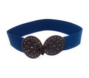 Cinturón Romero elástico azul talla M - OFERTA - LaFlamencadeBorgoña