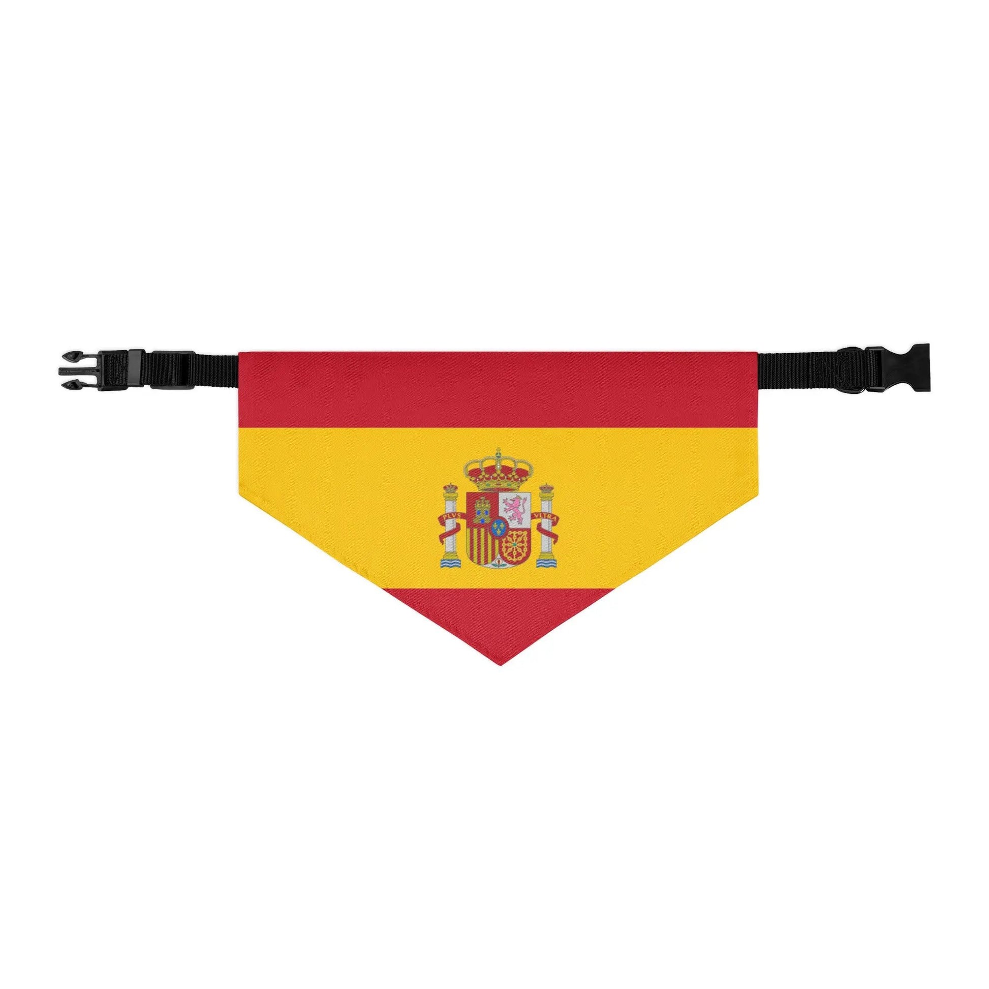 Comprar Collar con pañuelo para mascotas Bandera de España La Flamenca de Borgoña Bandera España