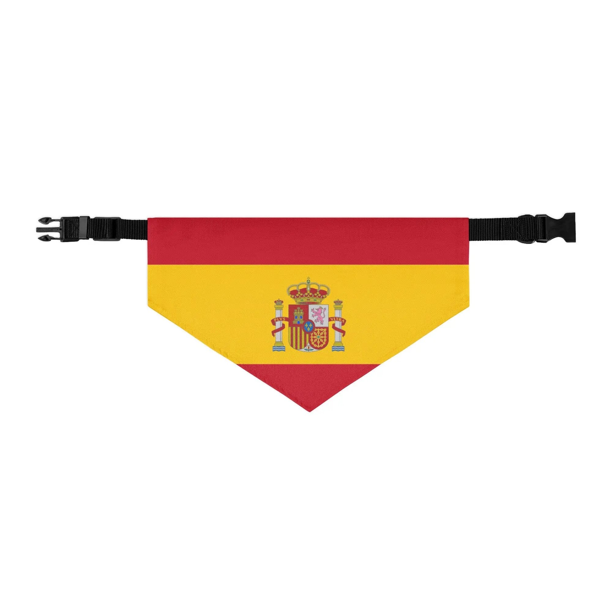 Comprar Collar con pañuelo para mascotas Bandera de España La Flamenca de Borgoña Bandera España