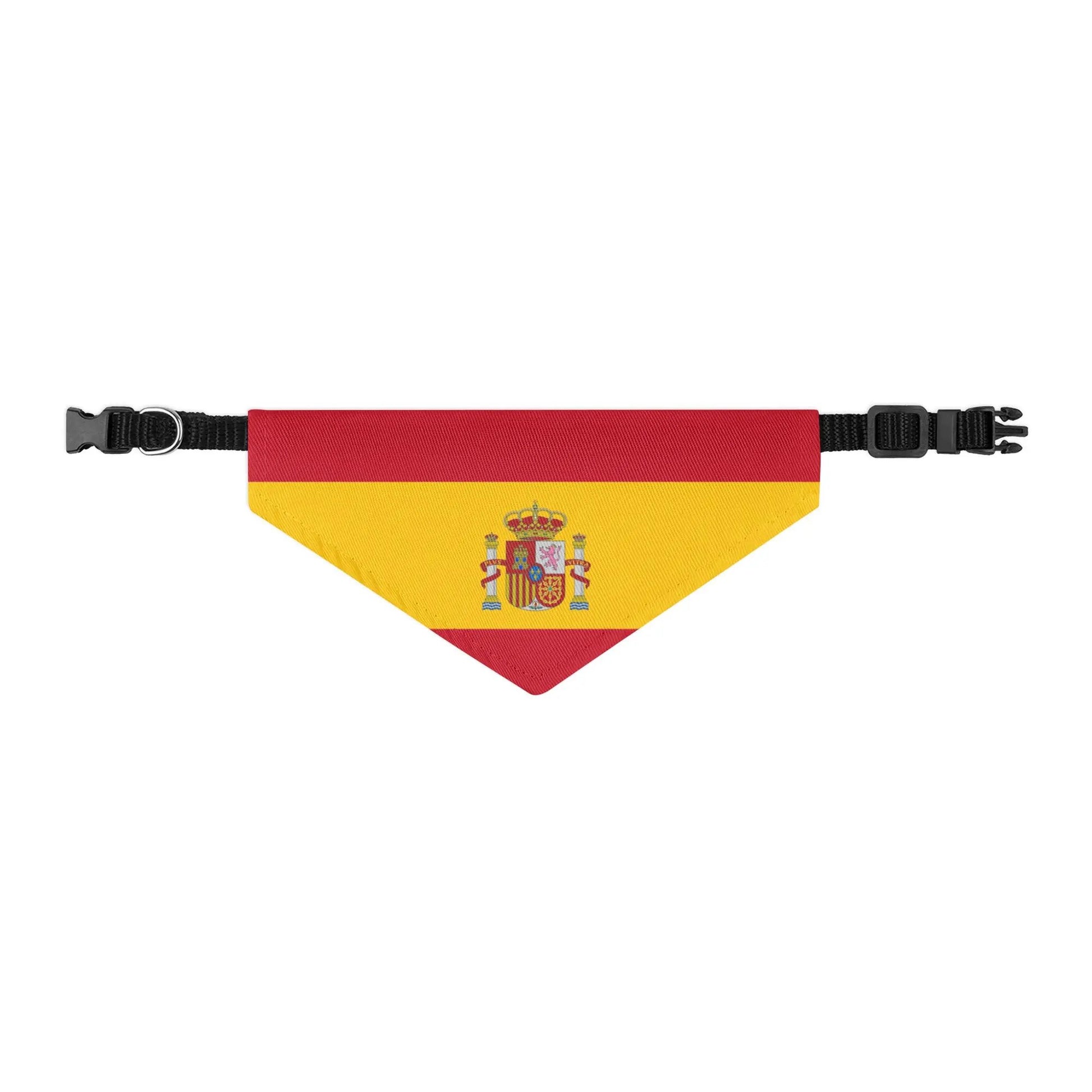 Comprar Collar con pañuelo para mascotas Bandera de España La Flamenca de Borgoña Bandera España