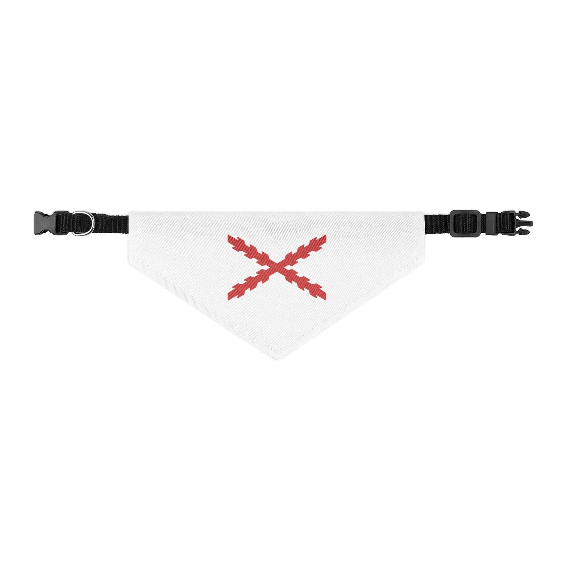 Comprar Collar con pañuelo para mascotas Cruz de Borgoña La Flamenca de Borgoña Bandera España