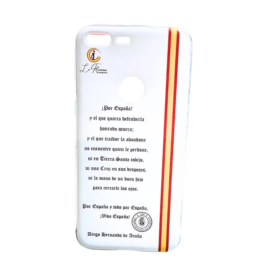 Comprar Funda carcasa móvil Brindis Tercios (Pixel XL) Bandera España La Flamenca de Borgoña Patricia Muñoz VOX
