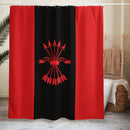 Comprar Cortina de ducha Falange La Flamenca de Borgoña Bandera España