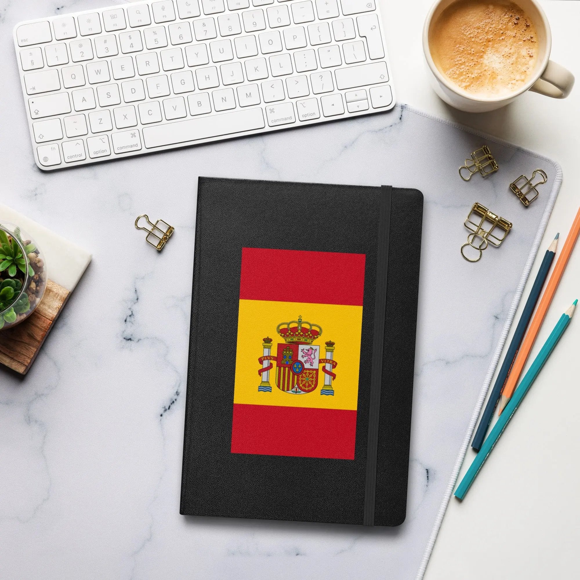 Comprar Cuaderno de tapa dura Bandera de España La Flamenca de Borgoña Bandera España