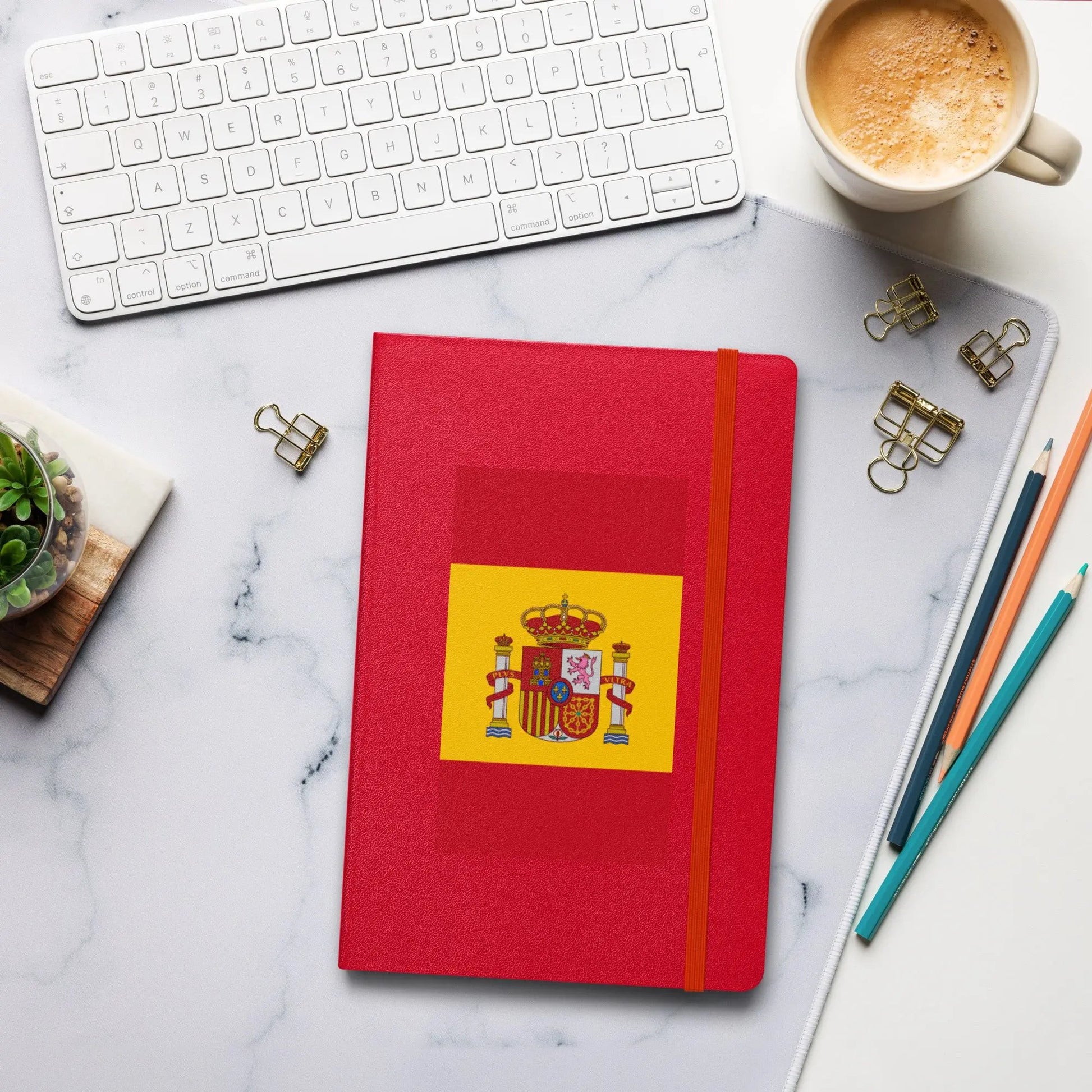 Comprar Cuaderno de tapa dura Bandera de España La Flamenca de Borgoña Bandera España