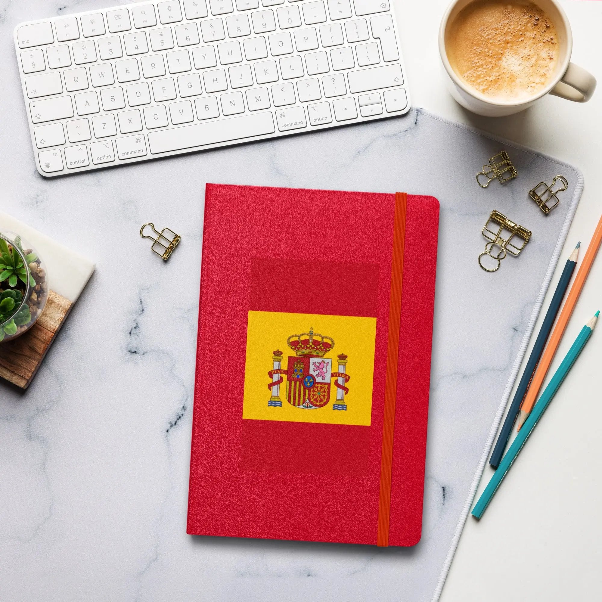 Comprar Cuaderno de tapa dura Bandera de España La Flamenca de Borgoña Bandera España