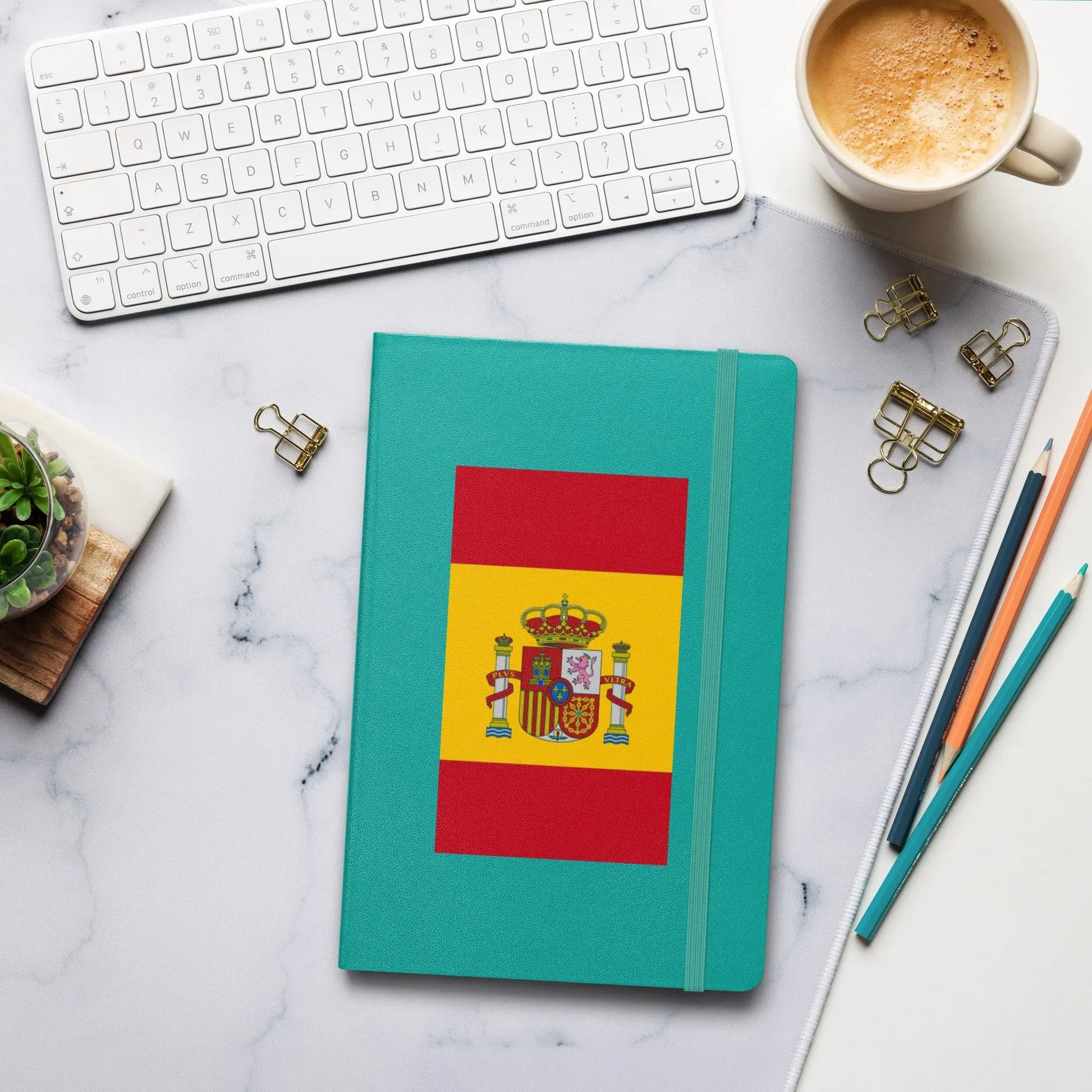 Comprar Cuaderno de tapa dura Bandera de España La Flamenca de Borgoña Bandera España