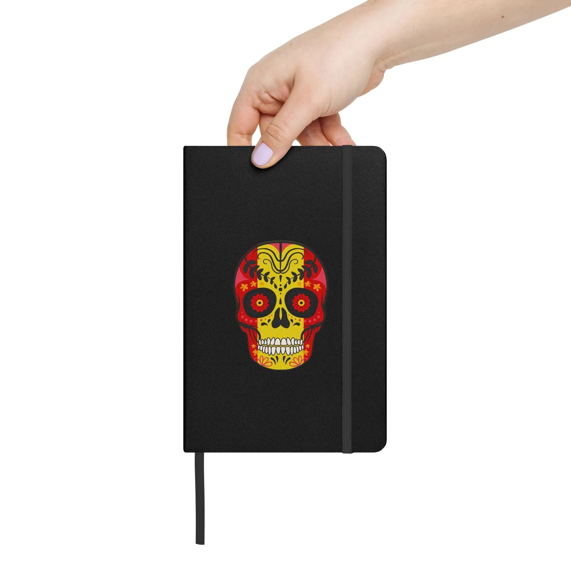 Comprar Cuaderno de tapa dura Calavera España La Flamenca de Borgoña Bandera España