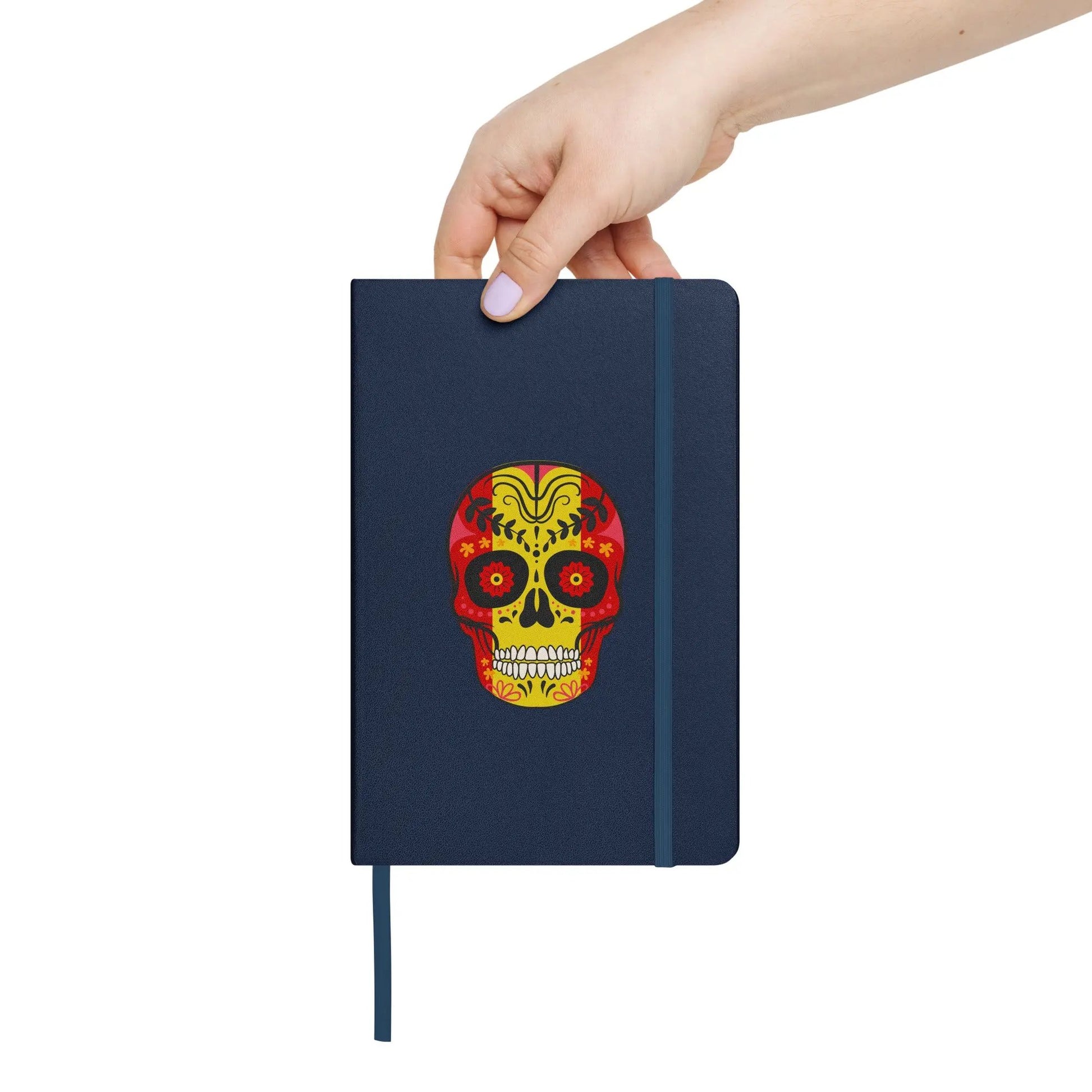 Comprar Cuaderno de tapa dura Calavera España La Flamenca de Borgoña Bandera España