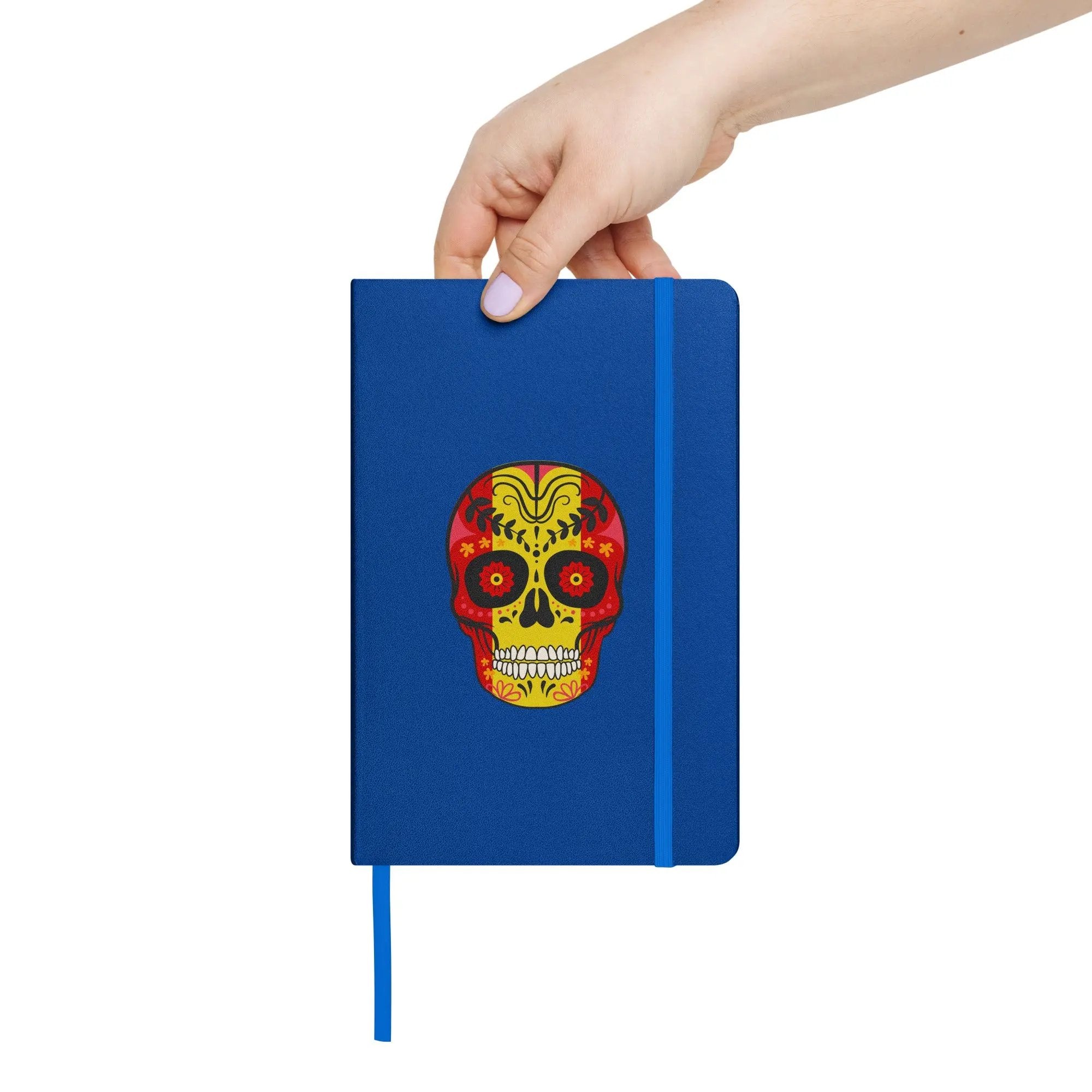 Comprar Cuaderno de tapa dura Calavera España La Flamenca de Borgoña Bandera España