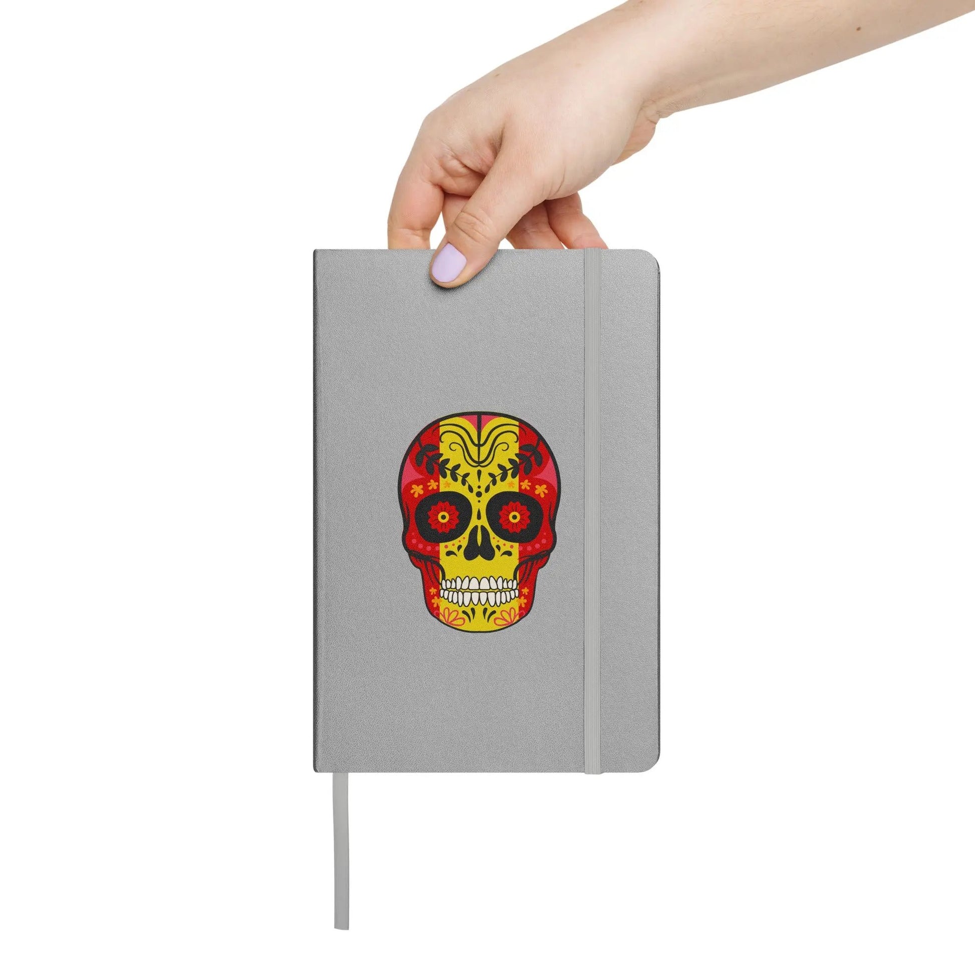 Comprar Cuaderno de tapa dura Calavera España La Flamenca de Borgoña Bandera España