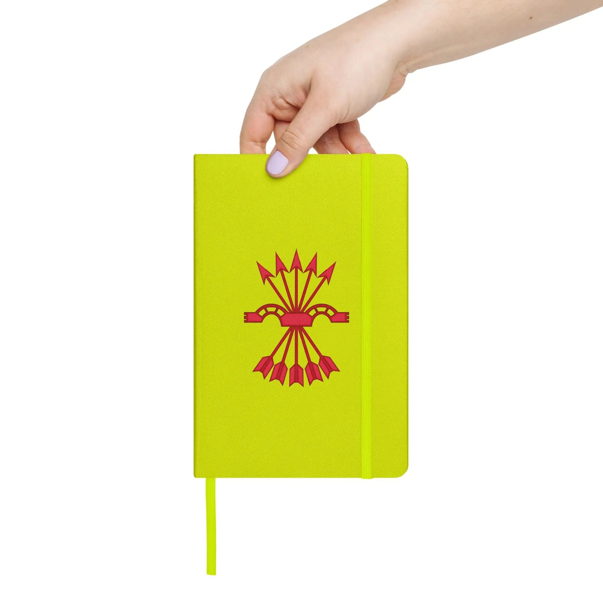 Comprar Cuaderno de tapa dura Falange La Flamenca de Borgoña Bandera España