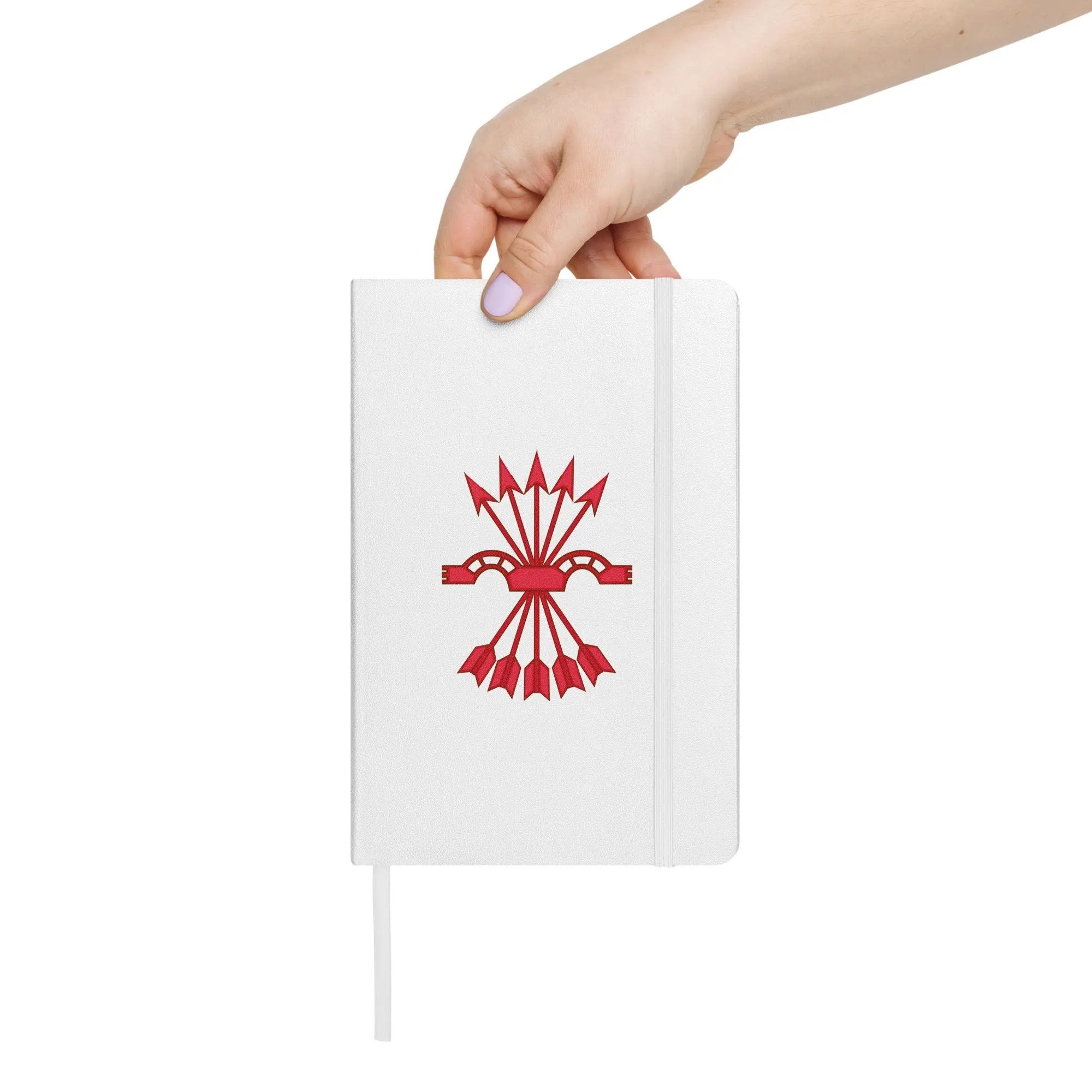 Comprar Cuaderno de tapa dura Falange La Flamenca de Borgoña Bandera España