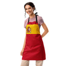 Comprar Delantal de cocina Bandera de España La Flamenca de Borgoña Bandera España