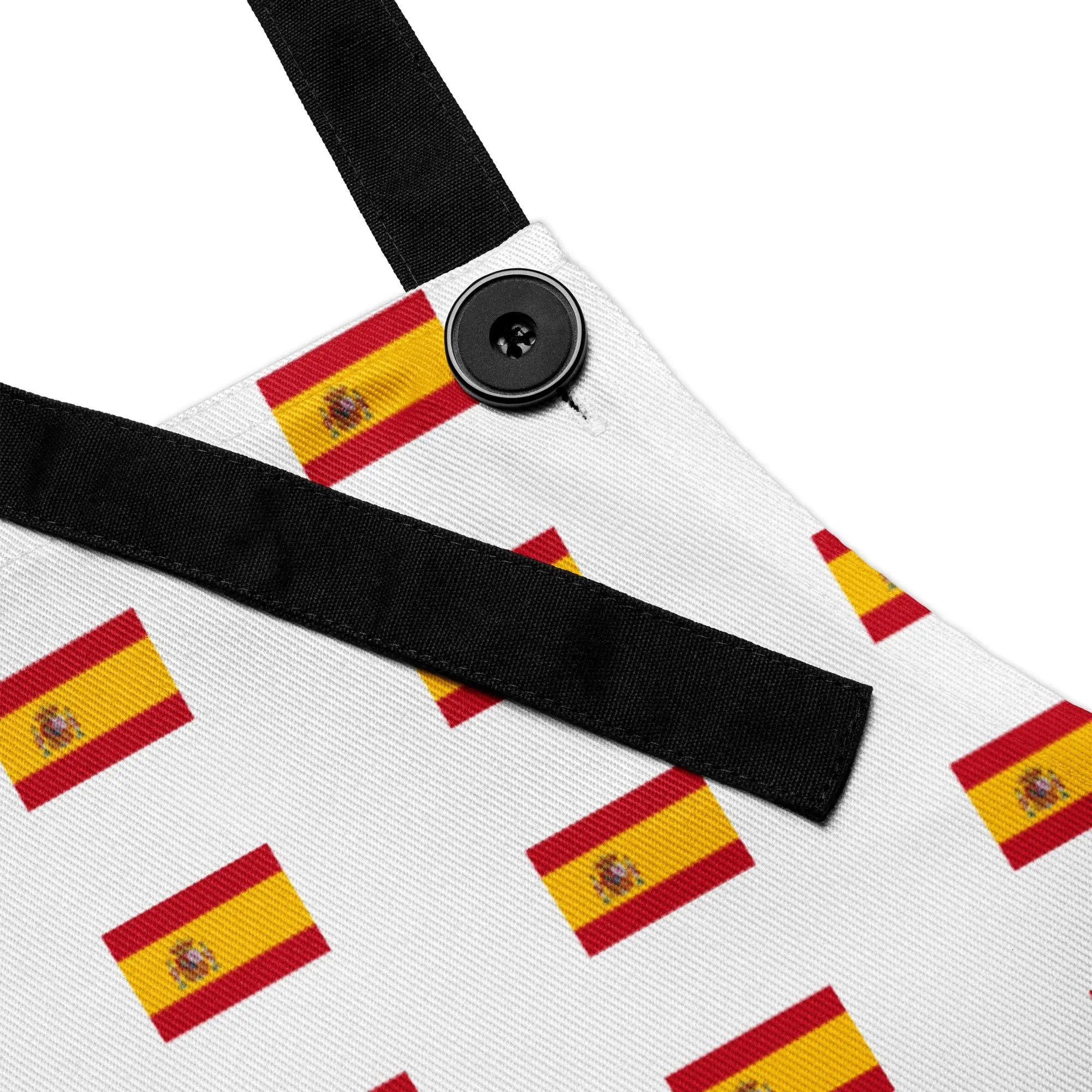Comprar Delantal de cocina Banderas de España pequeñas La Flamenca de Borgoña Bandera España