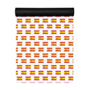 Comprar Esterilla de yoga Bandera España mosaico fondo blanco La Flamenca de Borgoña Bandera España