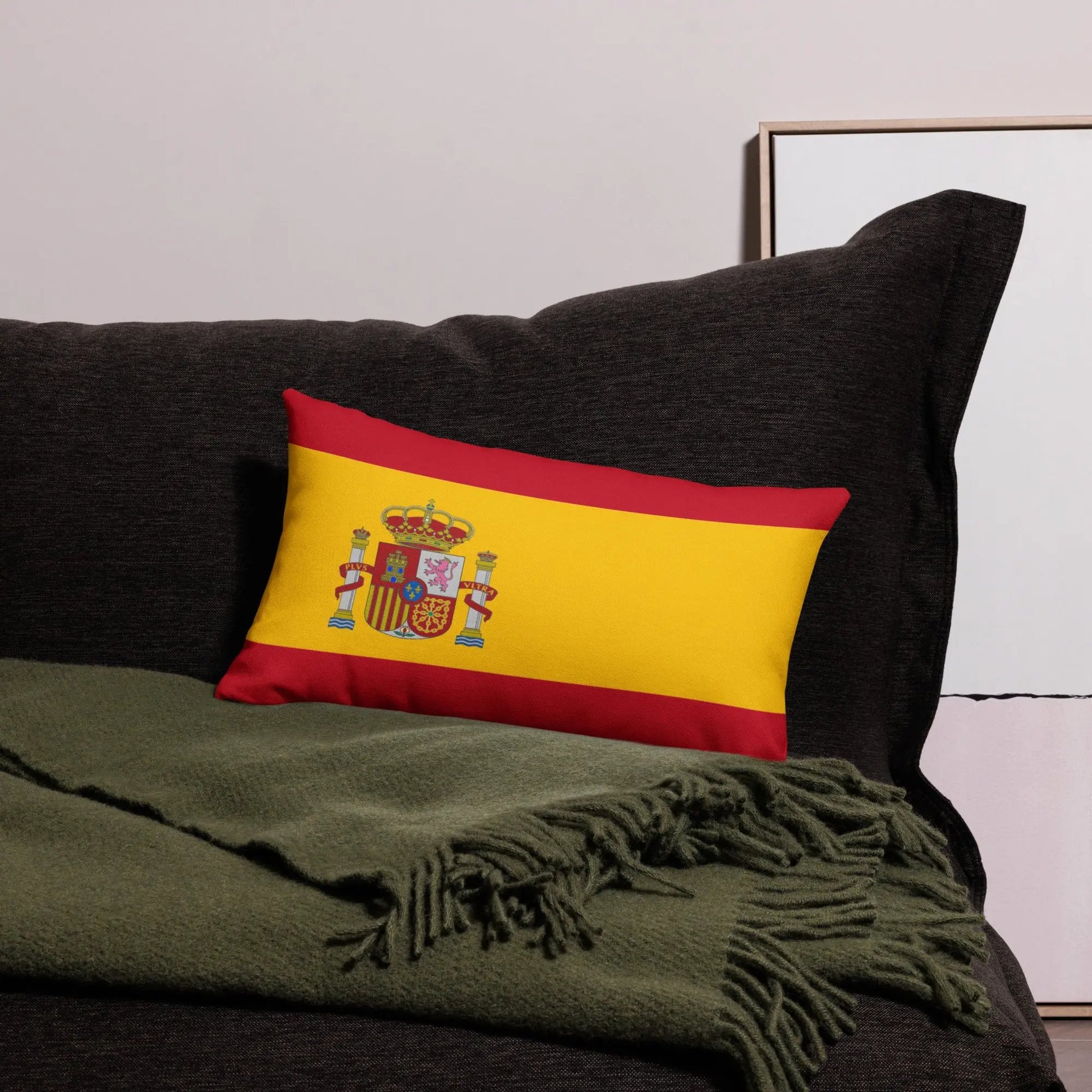 Comprar Funda de cojín premium Bandera España La Flamenca de Borgoña Bandera España