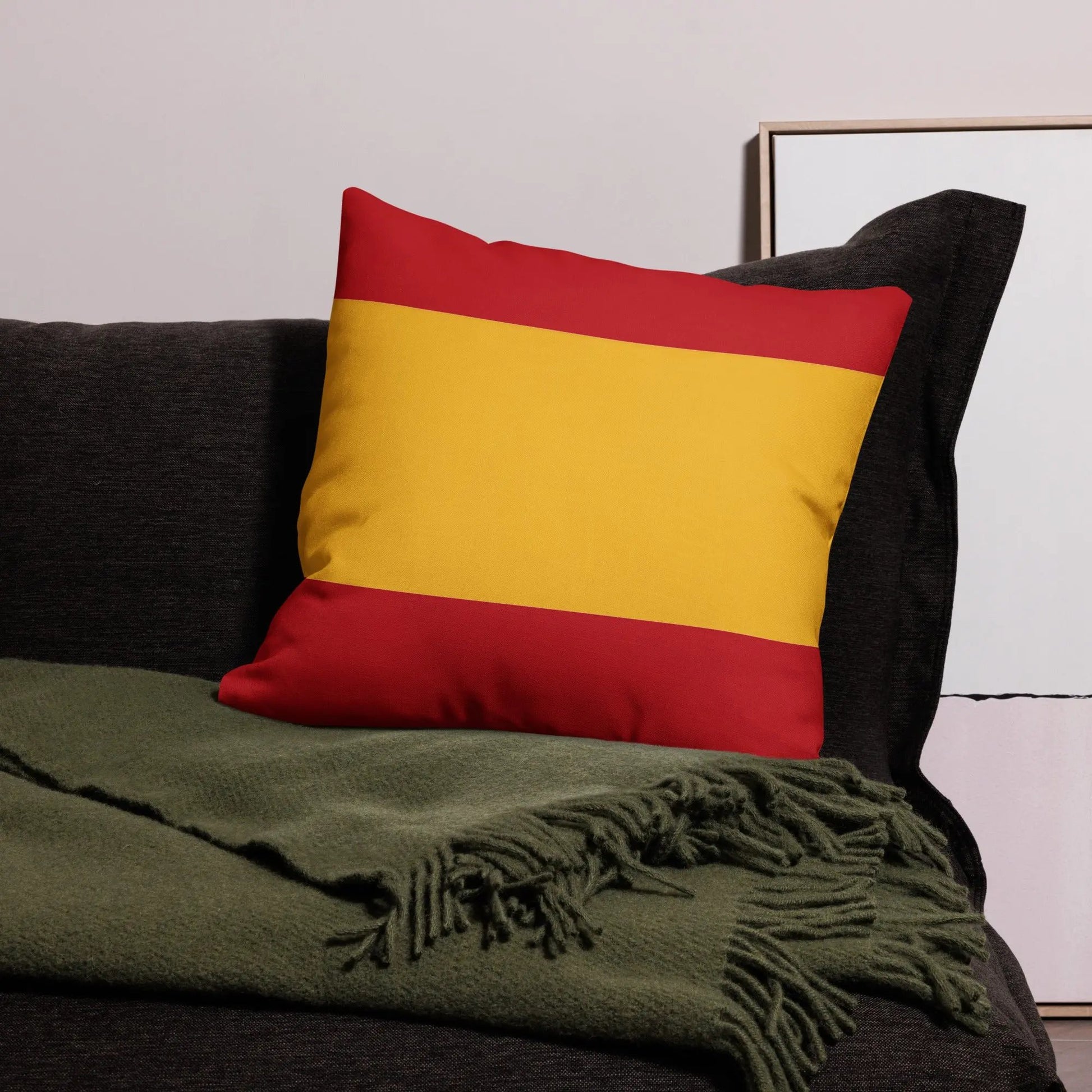 Comprar Funda de cojín premium Bandera España La Flamenca de Borgoña Bandera España