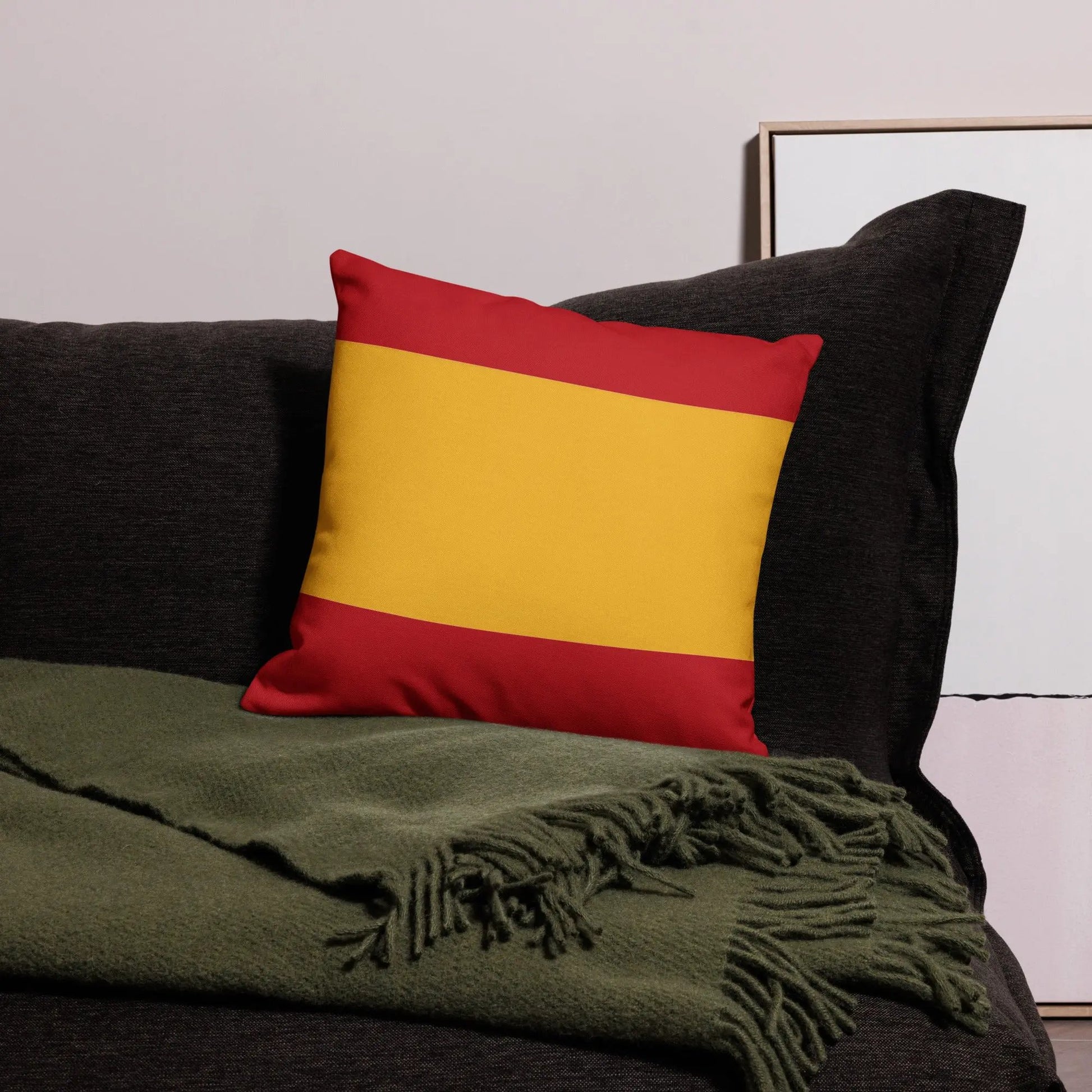 Comprar Funda de cojín premium Bandera España La Flamenca de Borgoña Bandera España