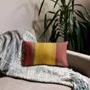 Comprar Funda de cojín premium Bandera España envejecida La Flamenca de Borgoña Bandera España