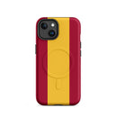 Comprar Funda dura para iPhone® MagSafe® Bandera de España La Flamenca de Borgoña Bandera España