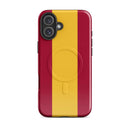 Comprar Funda dura para iPhone® MagSafe® Bandera de España La Flamenca de Borgoña Bandera España