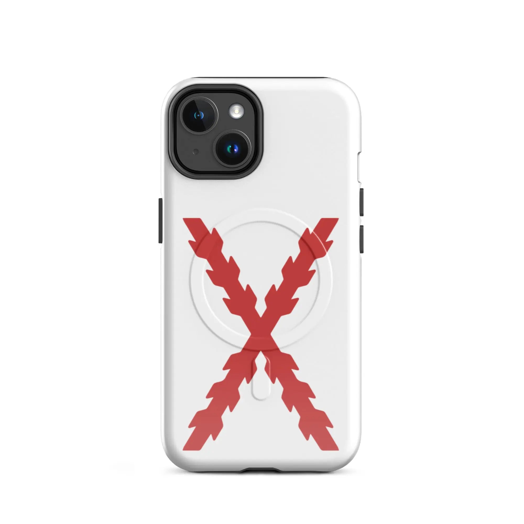 Comprar Funda dura para iPhone® MagSafe® Cruz de Borgoña Bandera España La Flamenca de Borgoña Patricia Muñoz VOX