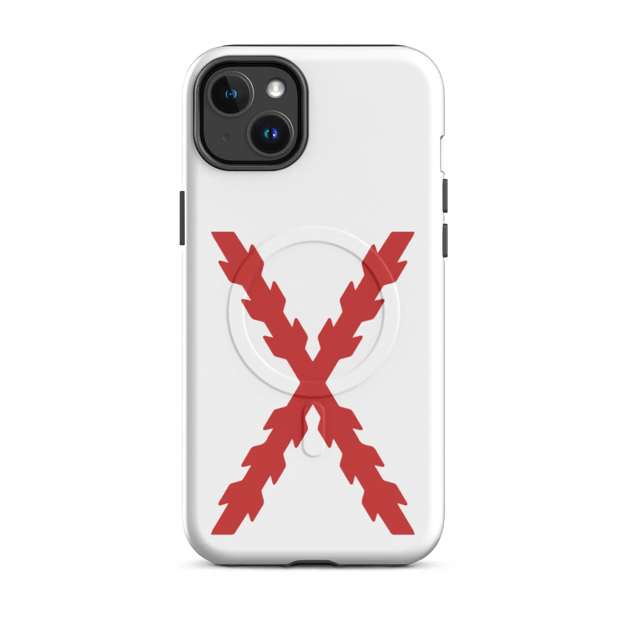 Comprar Funda dura para iPhone® MagSafe® Cruz de Borgoña Bandera España La Flamenca de Borgoña Patricia Muñoz VOX